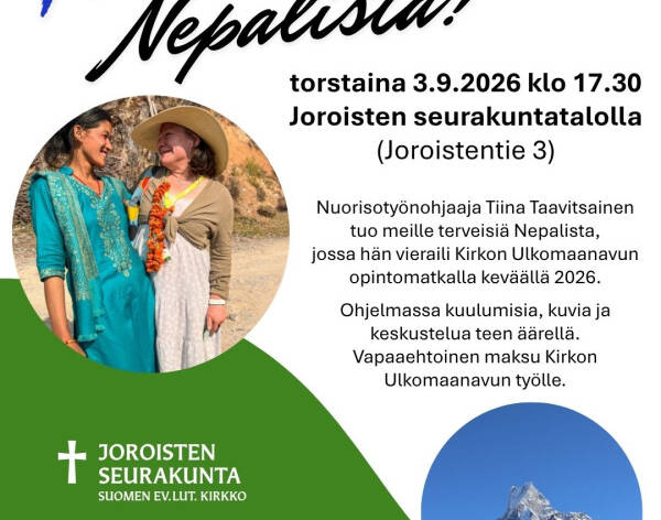 mainos Terveisiä Nepalista