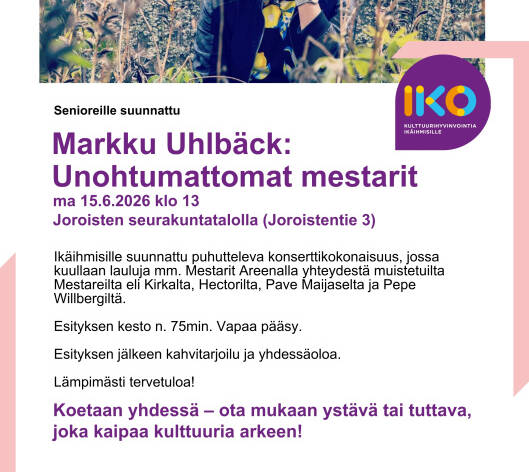 mainos: Unohtumattomat mestarit