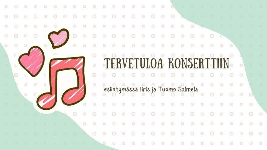 tervetuloa konserttiin