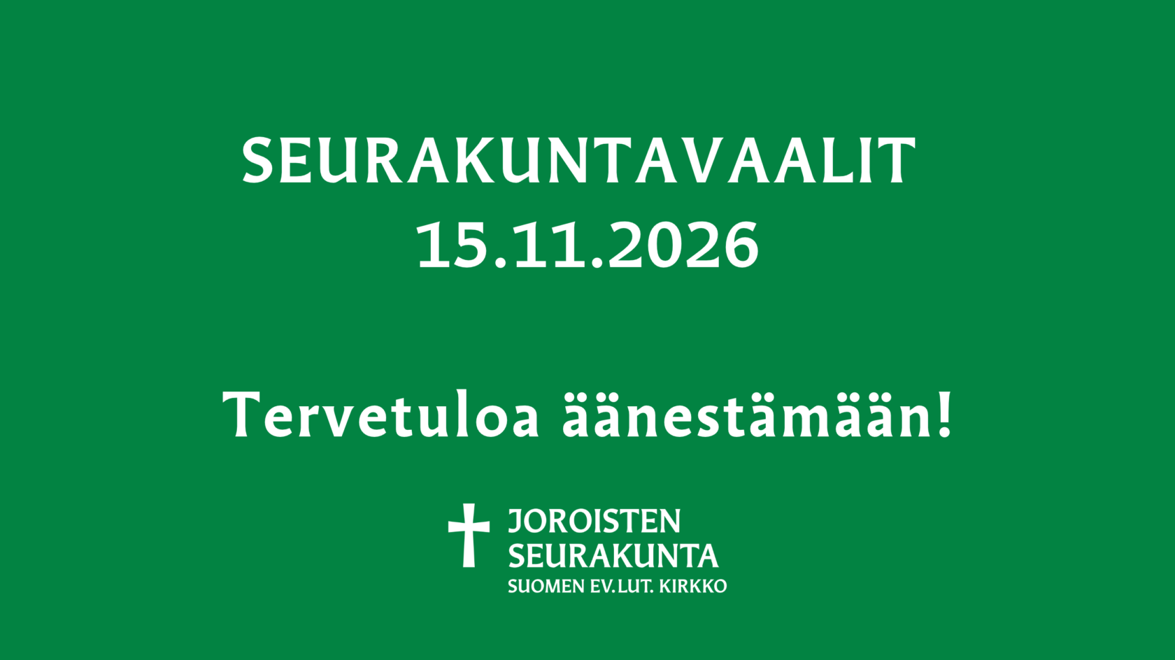 seurakuntavaalit 2026